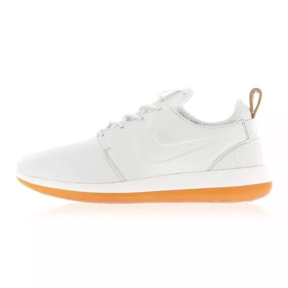 Nike Roshe Two 2 Leather White PRM Mens 881987-100 - Picture 2 of 6